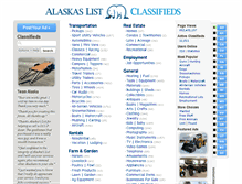 Tablet Screenshot of alaskaslist.com